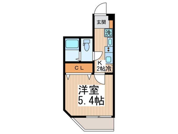 ベルエクラ蒲田の物件間取画像